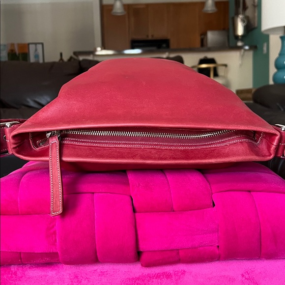 Coach Red Hobo Bag - Picture 7 of 16